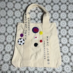 Marc Jacobs Cream Tote with Colorful Accents
